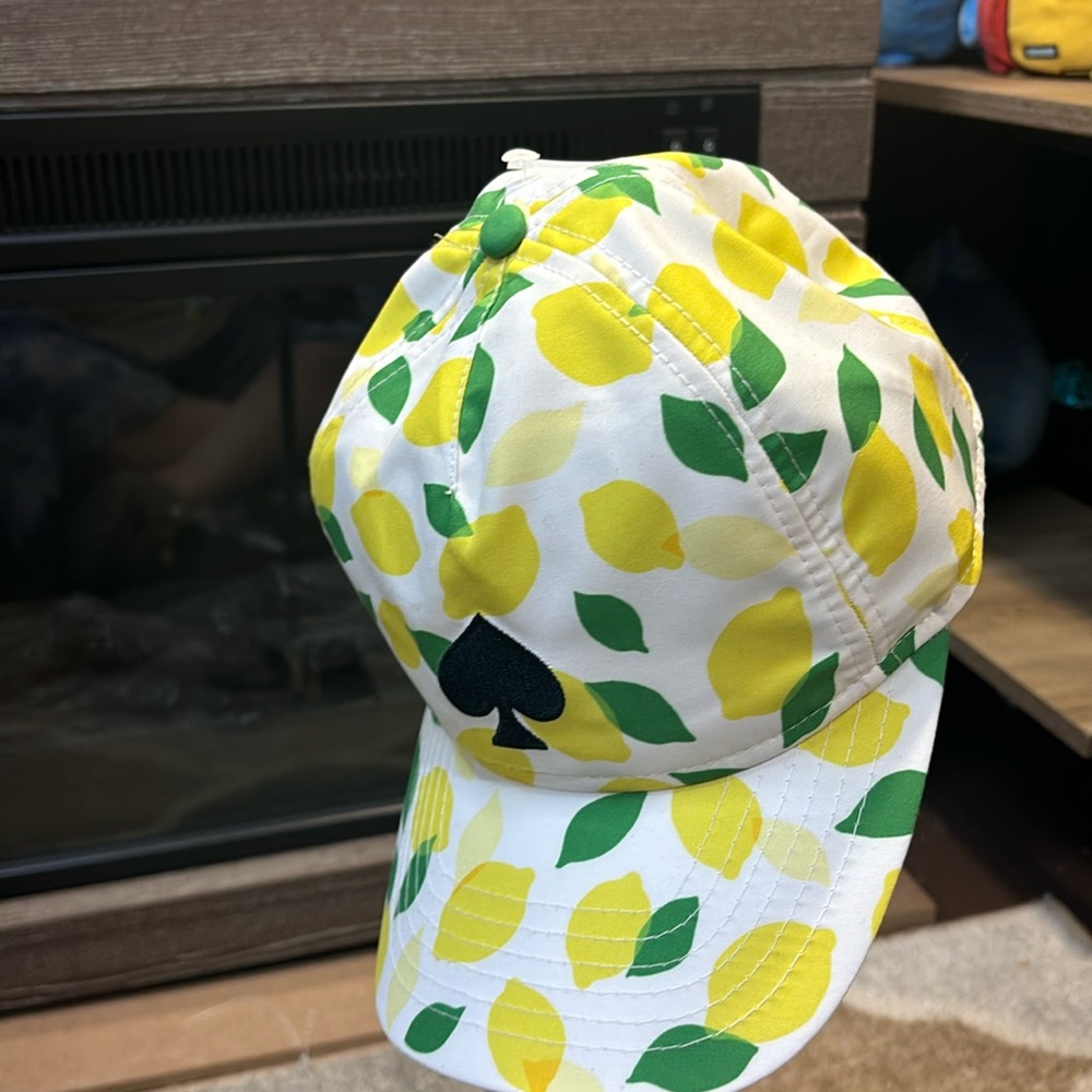 NWT Kate Spade Lemon Toss Baseball Hat